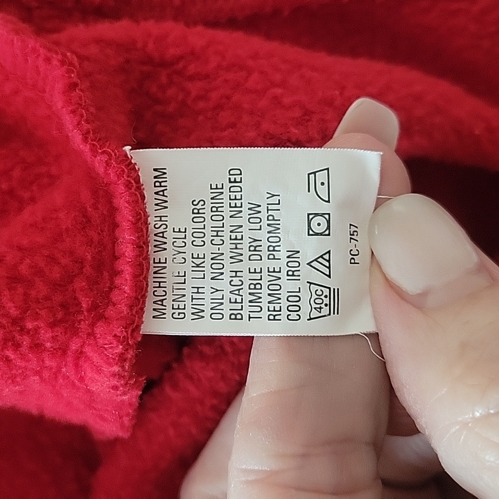 IZOD Red Sweatshirt Large - Picture 6 of 7